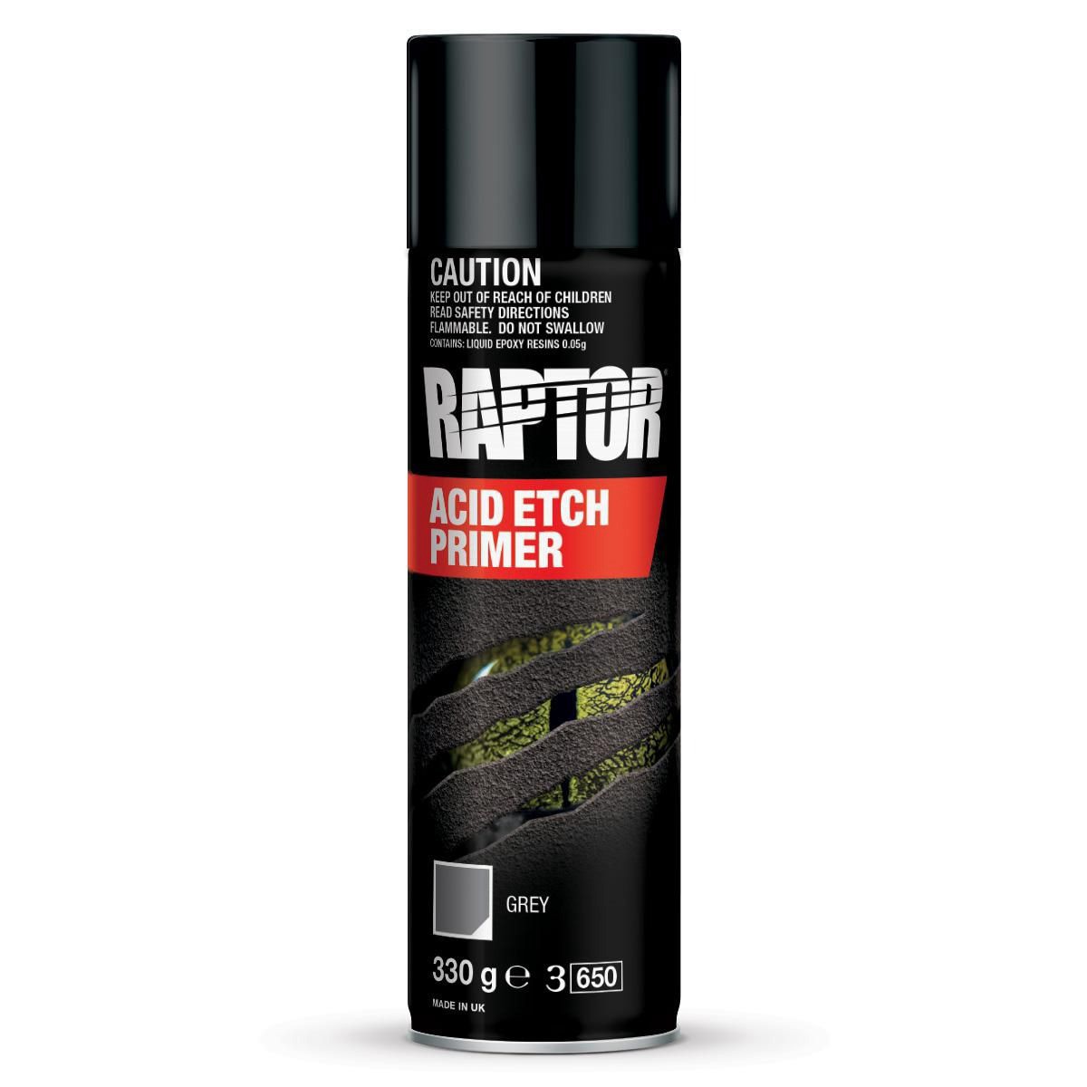 Raptor Acid Etch Primer Aerosol 400ml - RPTEPAU Auto