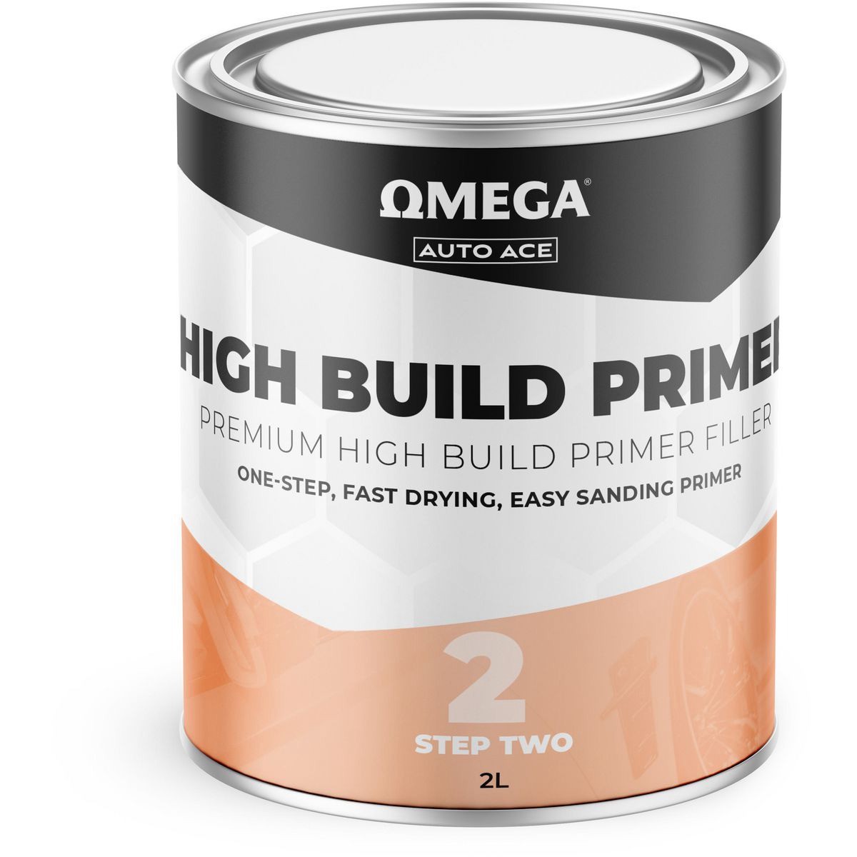 Omega High Build Primer 2L - AA-HP2L Auto