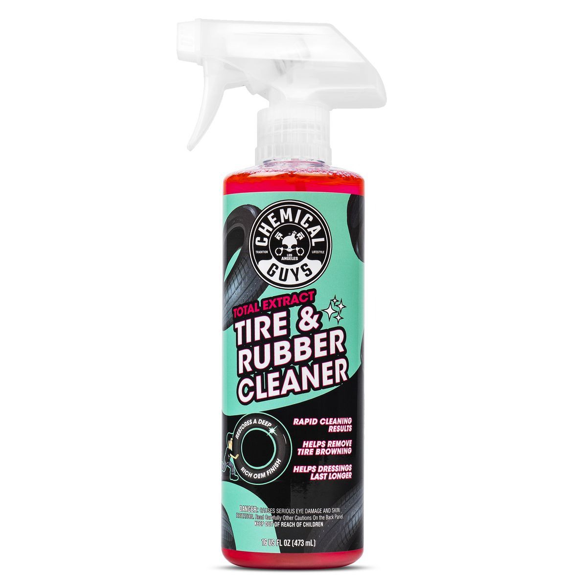 Chemical Guys Total Extract Tyre & Rubber Cleaner 473ml - CLD30216 Car Service
