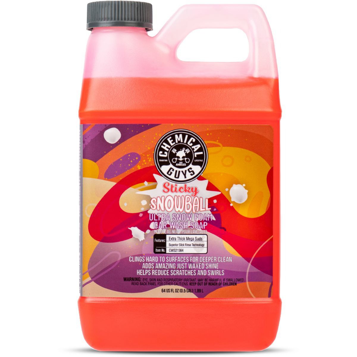Chemical Guys Sticky Snowball Ultra Snow Foam 1.89L - CWS21564 Auto