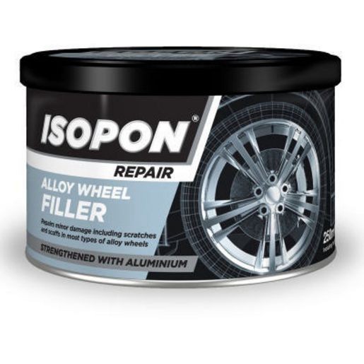 Isopon Alloy Wheel Filler 250ml - MET/S Car Wiring Adapter