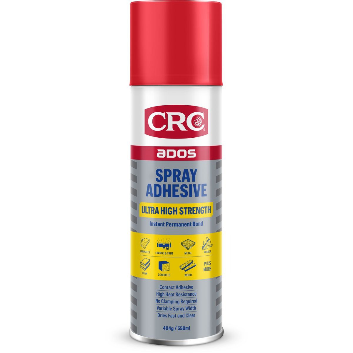 CRC ADOS Ultra High Strength Spray Adhesive 550ml - 8180 Auto