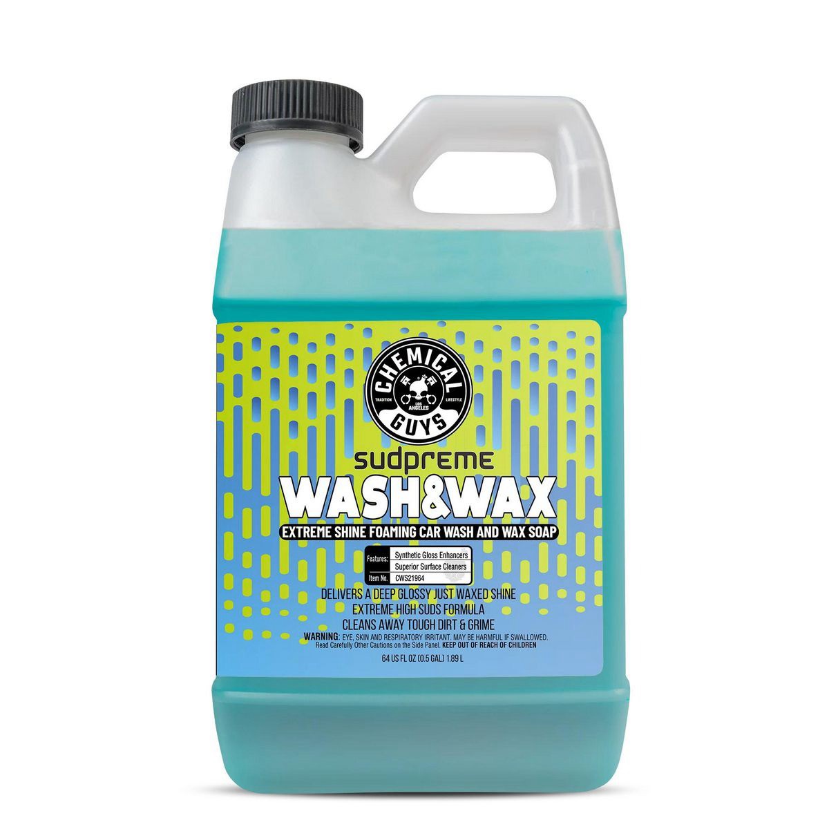 Chemical Guys Sudpreme Wash & Wax Car Wash Soap 1.89L - CWS10264 Auto