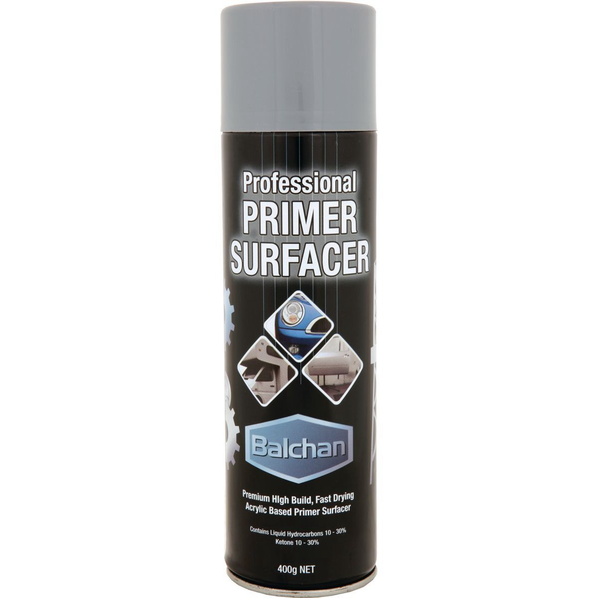 Balchan Primer Surfacer Grey 400g - BA023 Auto