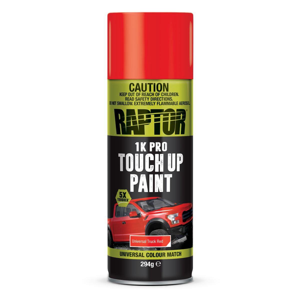 Raptor 1K Pro Touch Up Paint Red 294g - RTCR/AL Auto