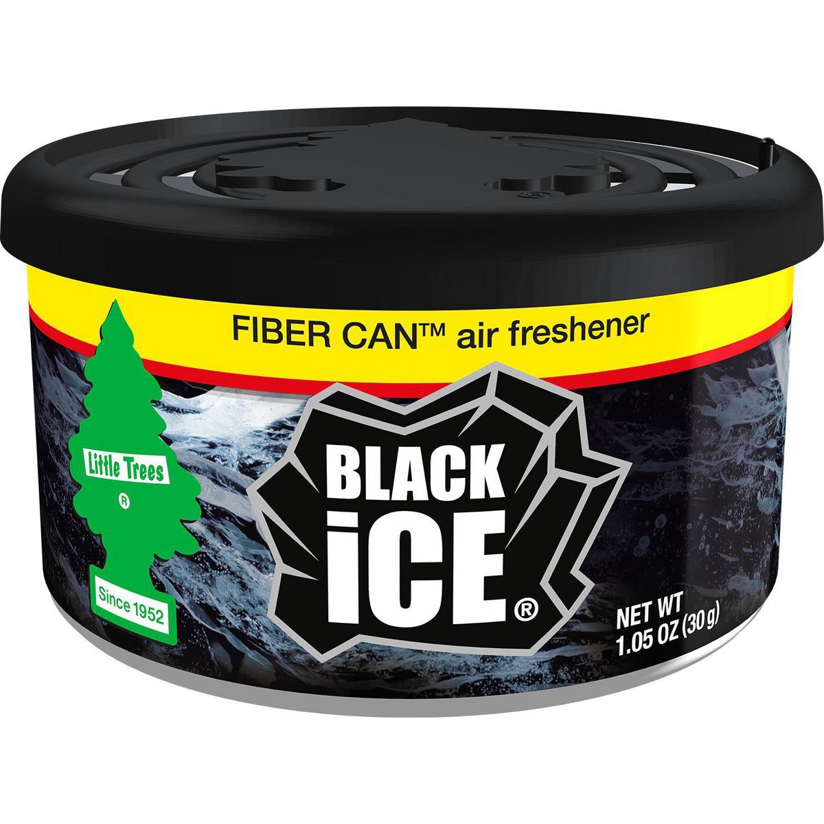Little Trees Car Air Freshener - Black Ice Fibre Can - UFC-17855 Auto