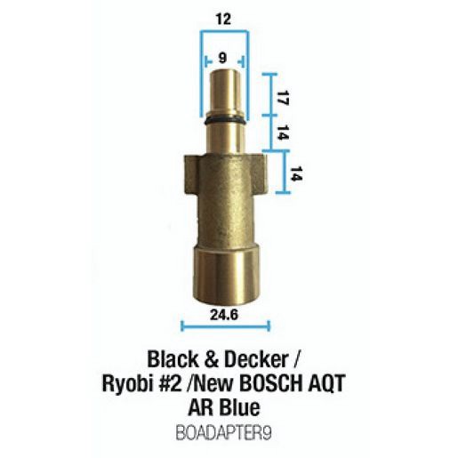 Bowden's Own Snow Blow Cannon Pressure Washer Adaptor - BOADAPTER9 Car Wiring
