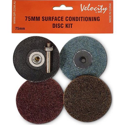 Velocity Surface Disc Set 75mm - V4033 Workshop Tool