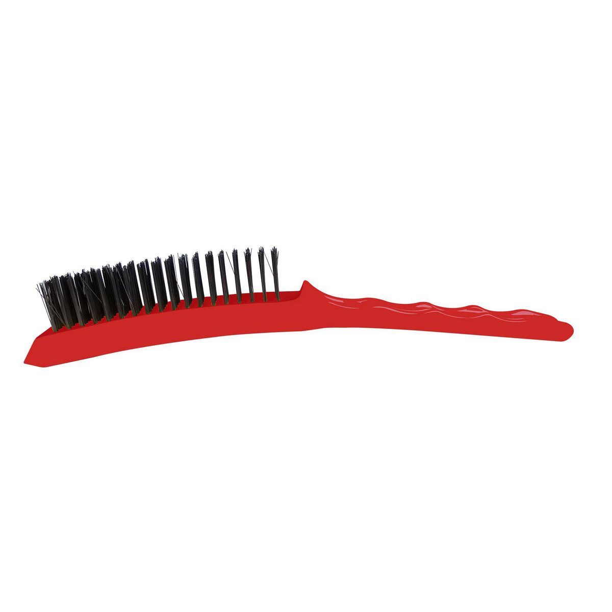Josco Brush Hand 4R Plastic Long Handle Red - 402 Workshop Tool