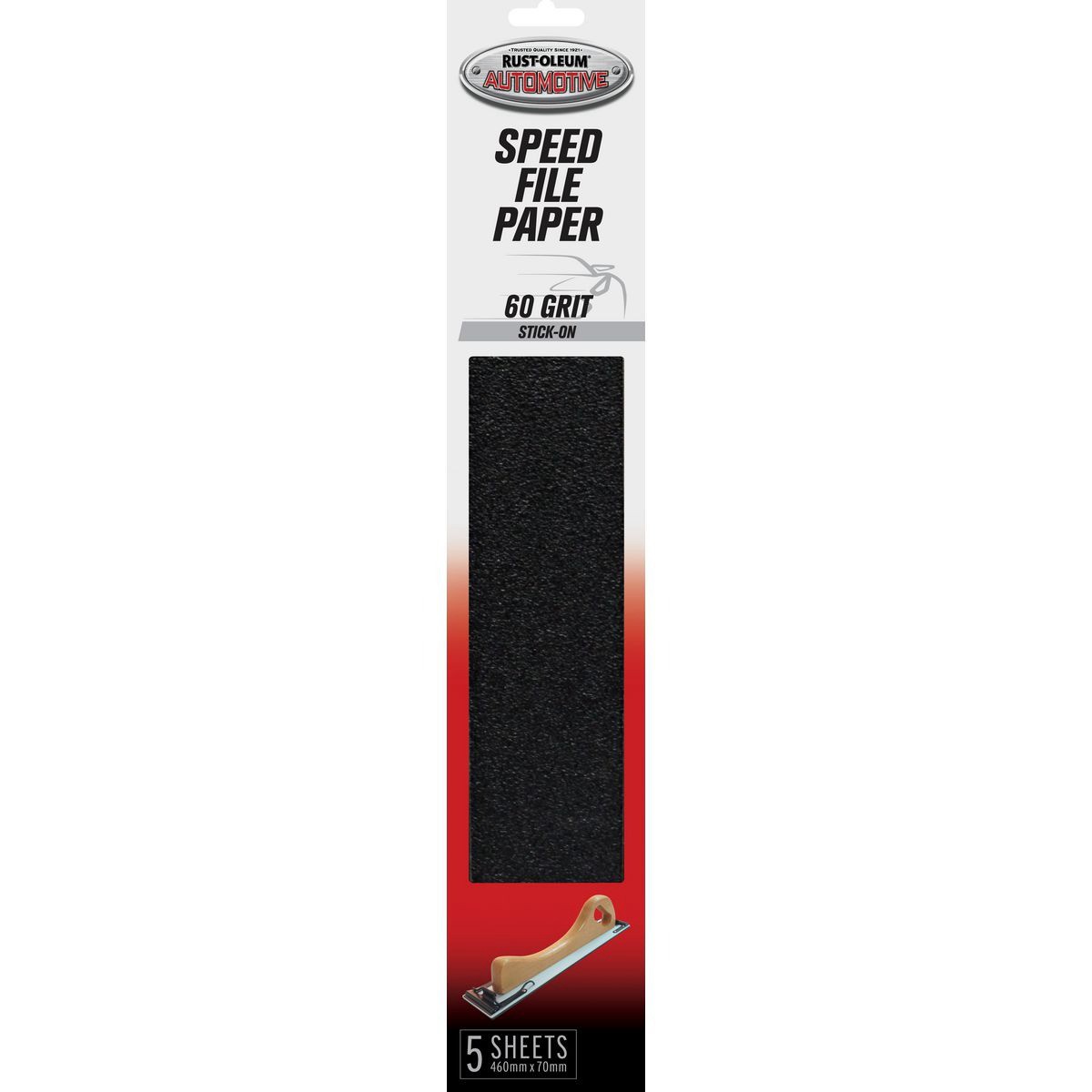 Rust-Oleum Automotive Speed File 60 Grit 5 Pack - 367648 Auto