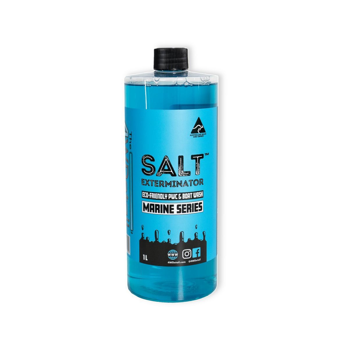 4WDetail Salt Exterminator Marine Series PWC and Boat Wash 1L - MW01 4WD