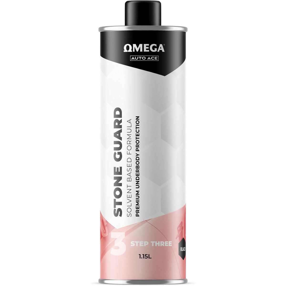 Omega Stone Guard Solvent Schutz Black 1.15L - AA-SGSB1L Auto