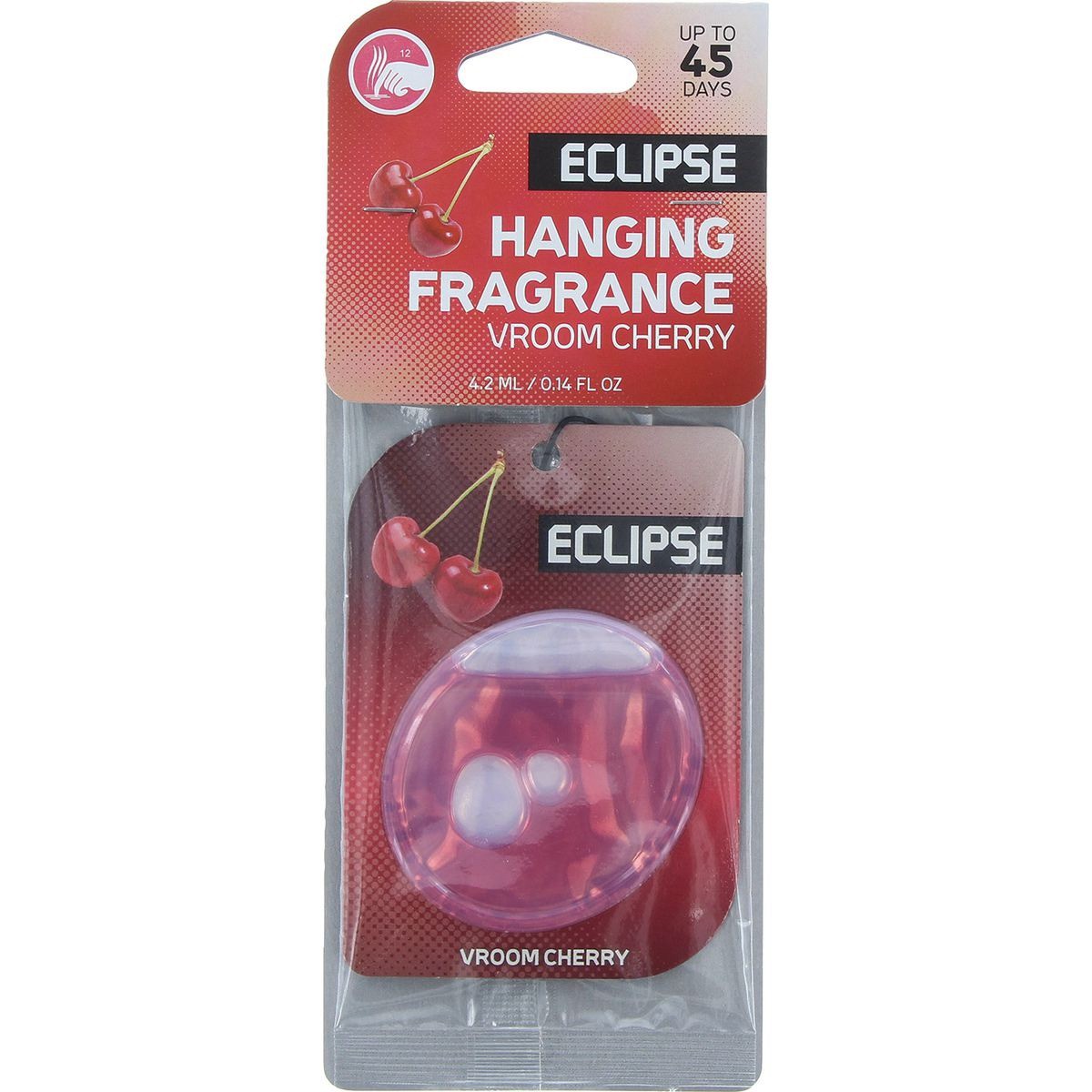 Eclipse Car Air Freshener: Hanging Membrane - Vroom Cherry - RD2403028 Hardware