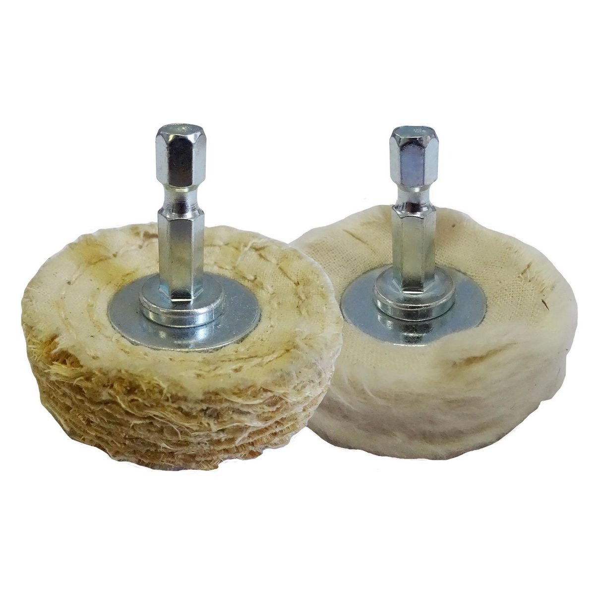 Josco Polishing Wheel 100 2pce Kit 6.3 Hex Spindle - JRPK100 Workshop Tool