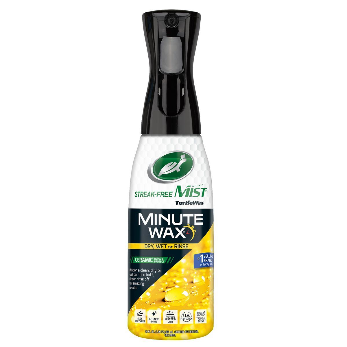 Turtle Wax Mist Minute Wax 591ml - 103617 Car Interior Workshop Tool