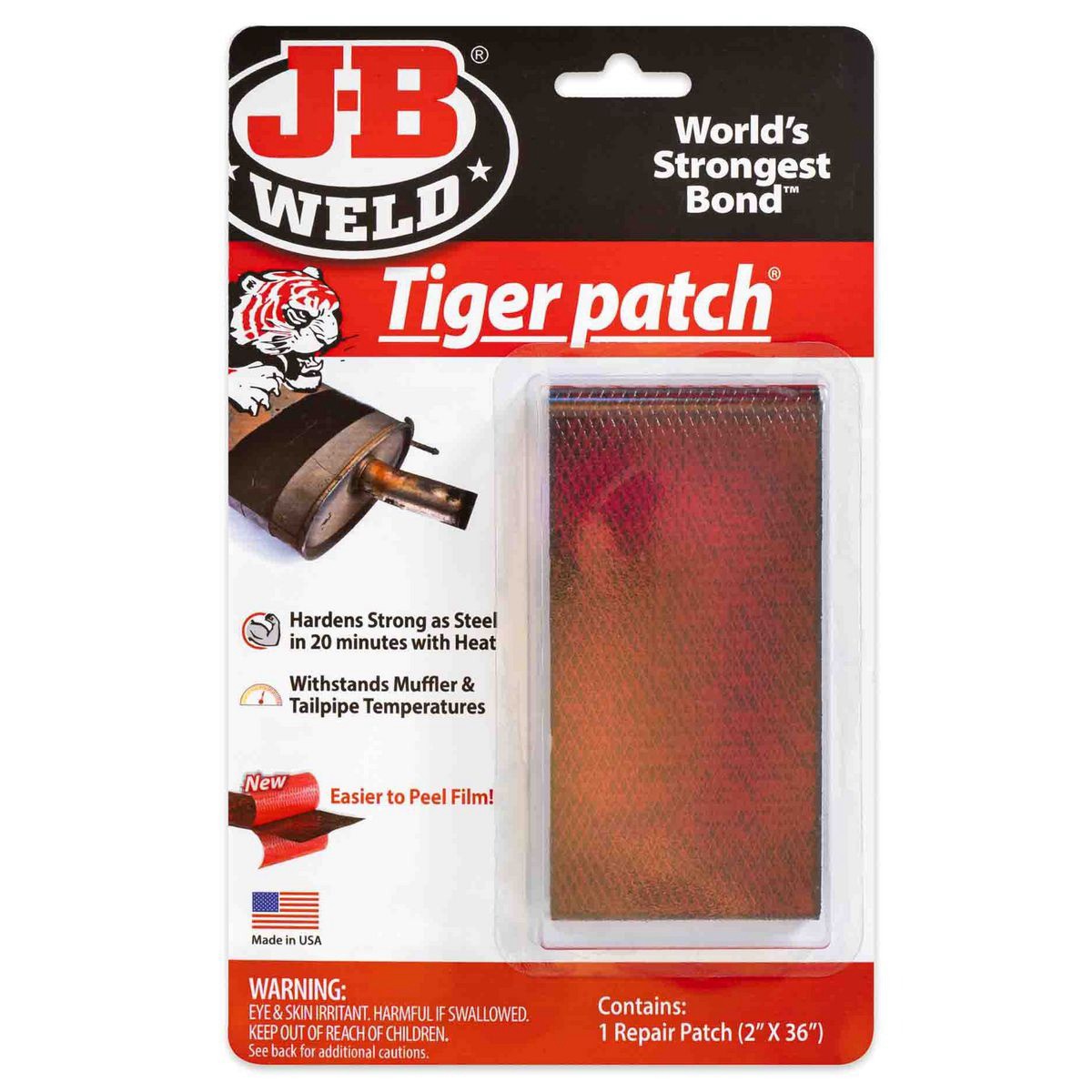 JB Weld Tiger Patch 5cm x 91cm - 39206 Auto