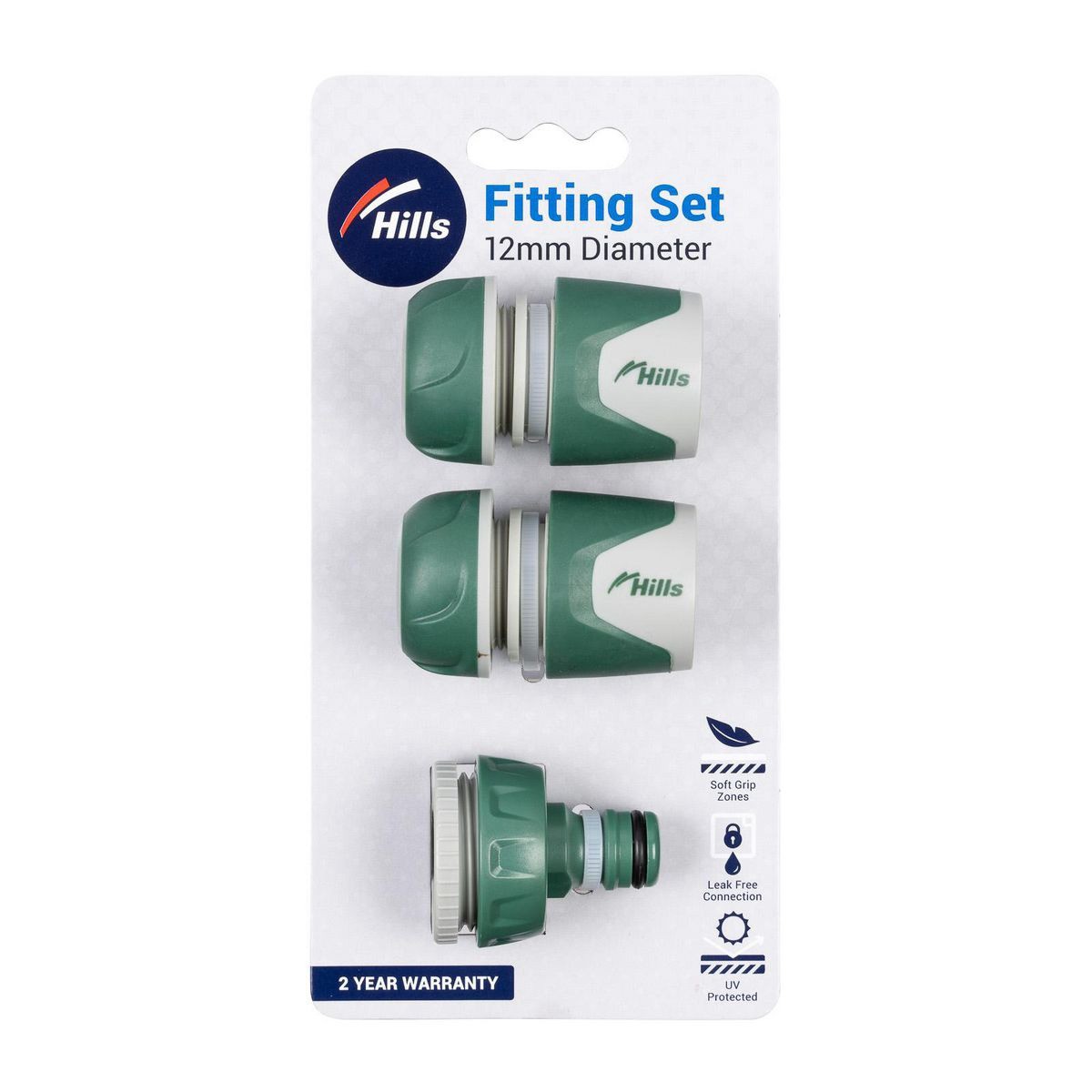 Hills 12MM Hose Fitting Set - 50134074 Replacement Hose Auto Part Workshop Tool