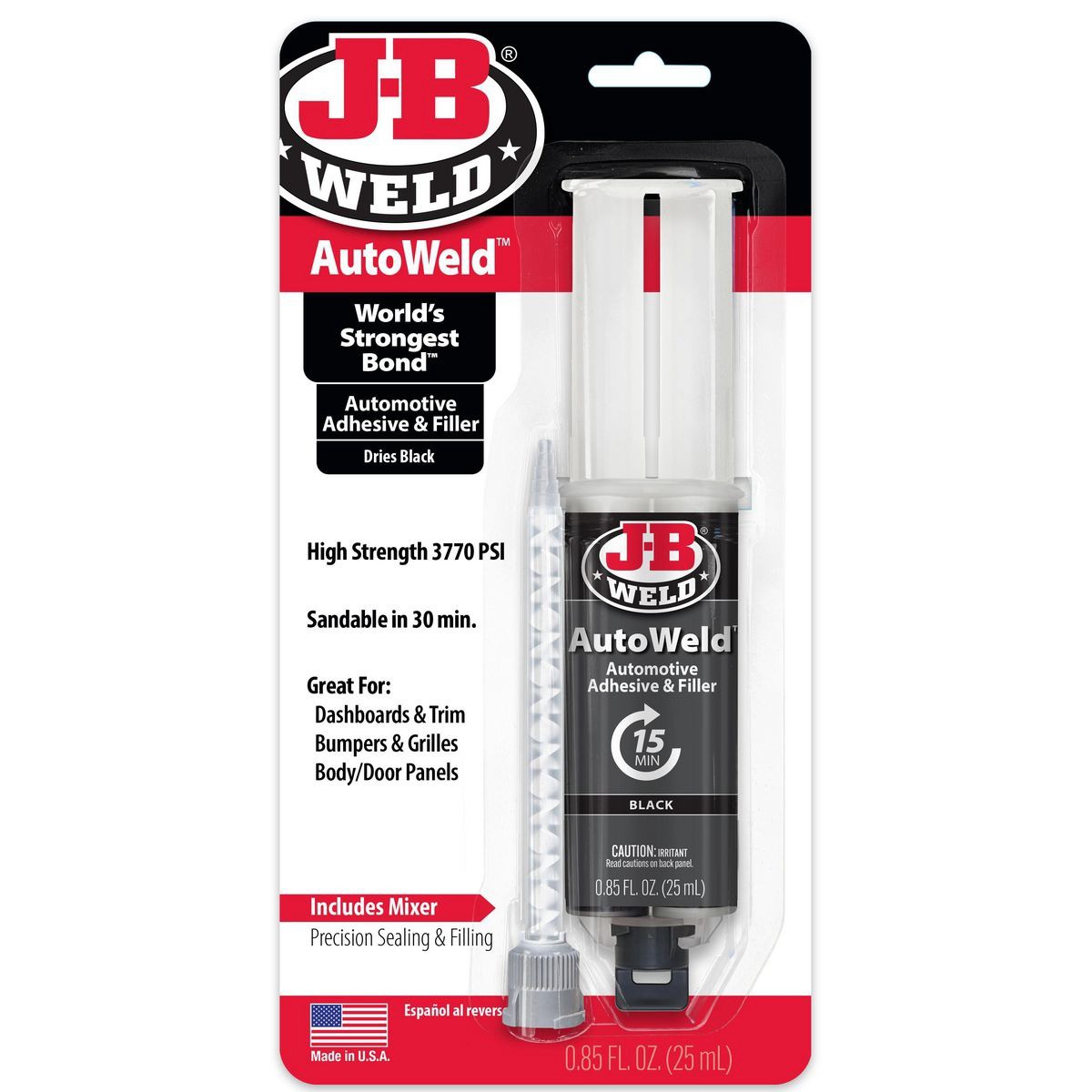 JB Weld Auto Weld Syringe - 50138 Part
