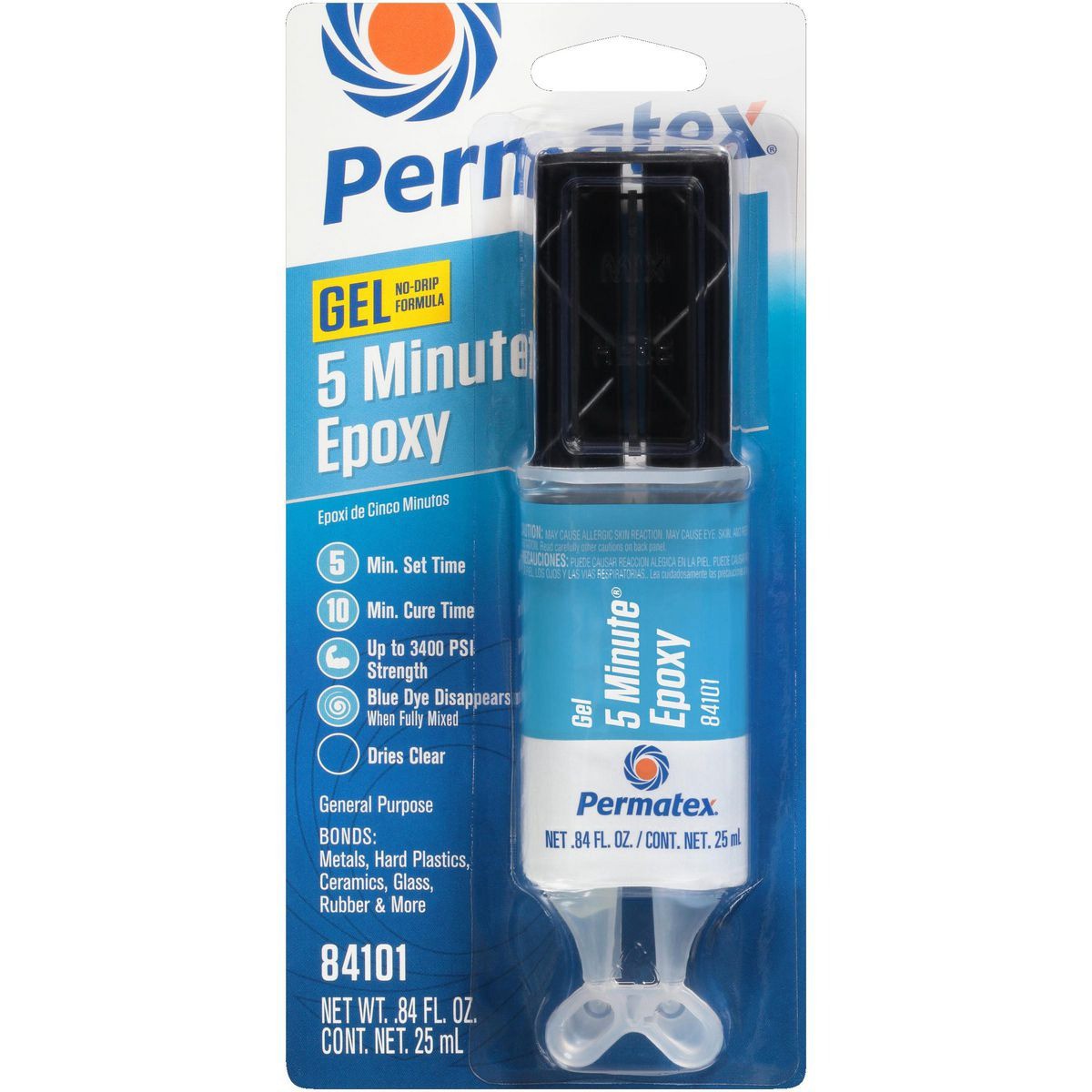 Permatex 5 Minute Gap Filling Epoxy 25ml - PX84101 Hardware