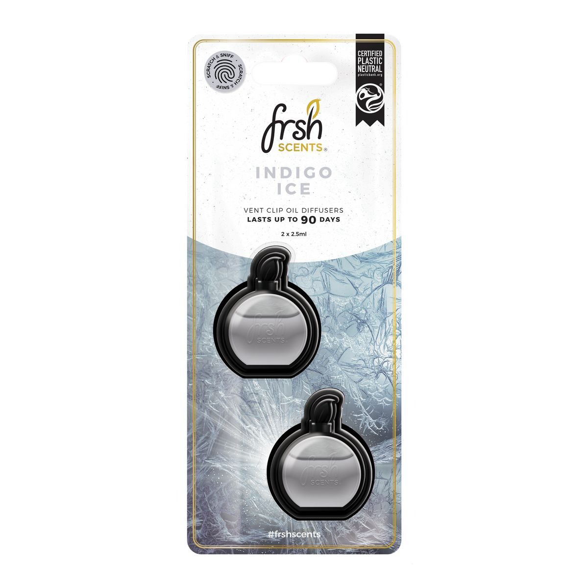 Frsh Mini Diffuser Ice 2PK Car Air Freshener - FR9217 Car Wiring Adapter