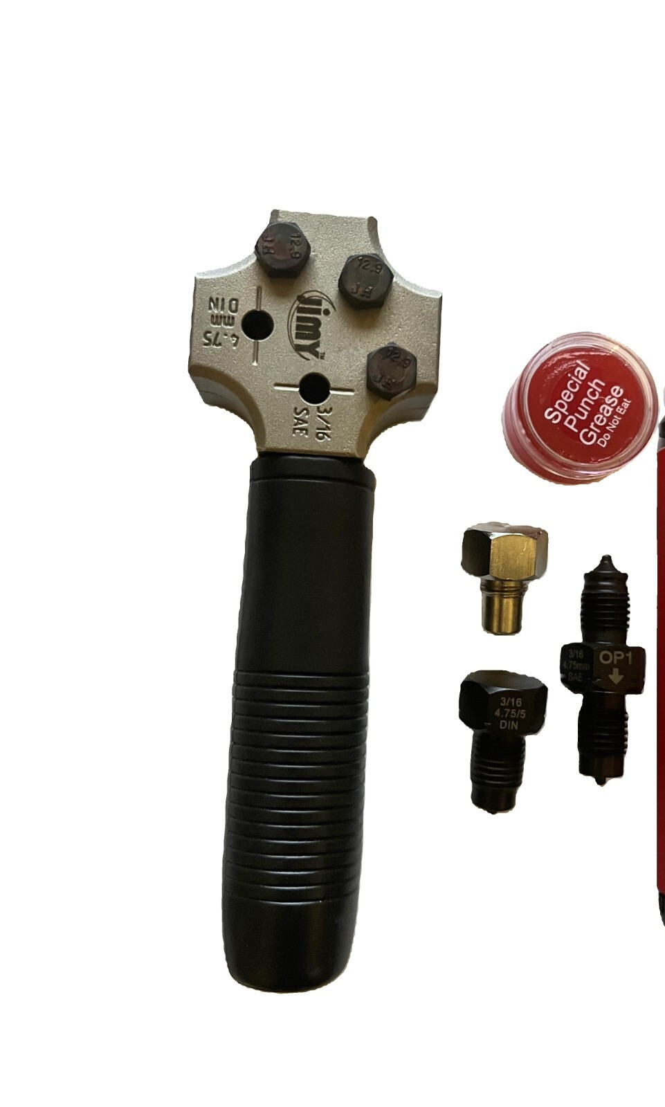 jimy Pro SAE/MM Insitu Brake Double Bubble Flares 3/16 4.75mm pipe WT-FT200B Kit