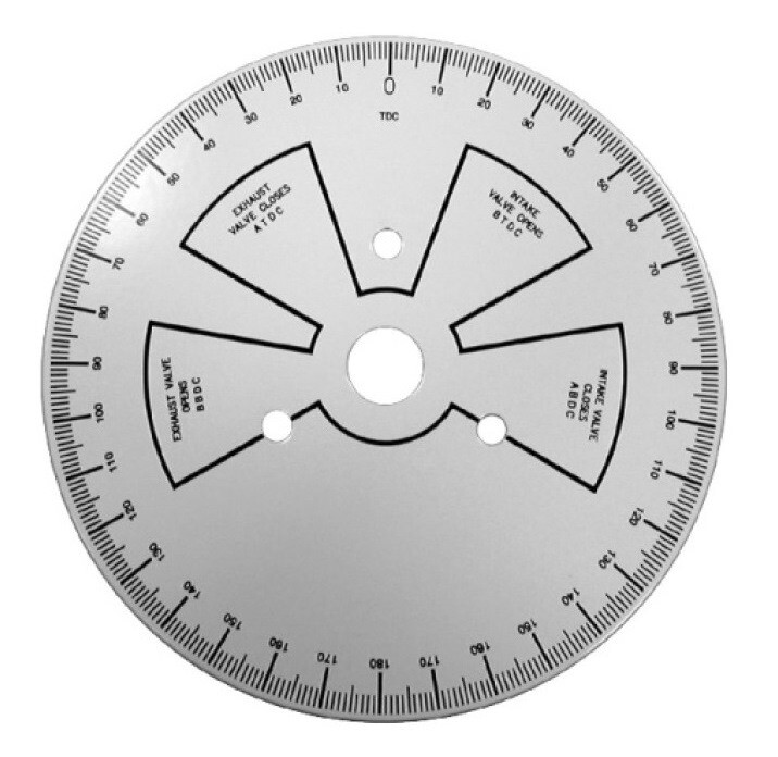jimy 9 Metal Timing Disc Cam Shaft Degree Wheel for Performance Cars WT8400