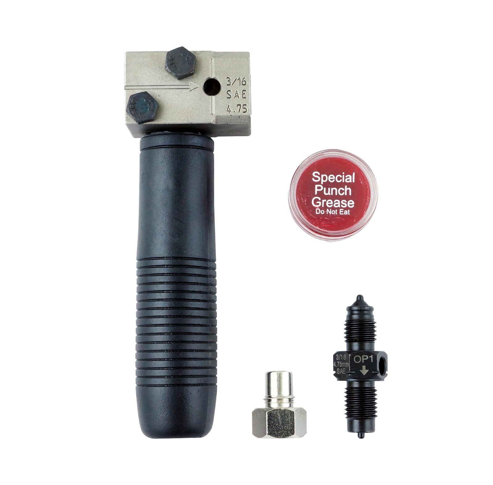 jimy Professional SAE Insitu/Vise Brake Double Flaring Tool 3/16 4.75mm pipe Kit