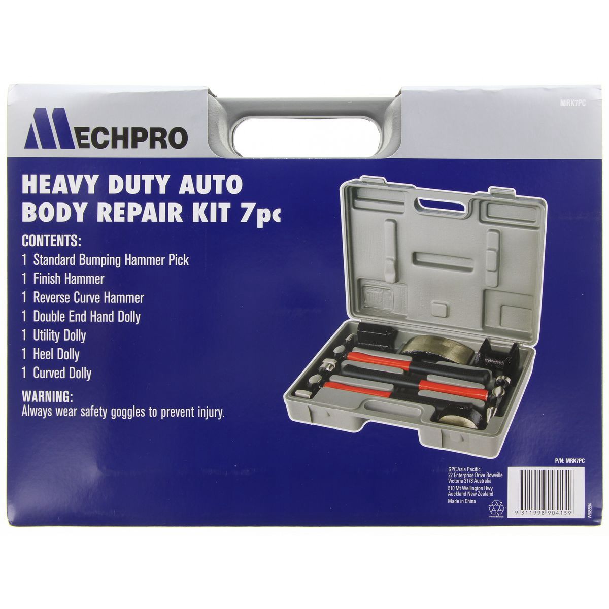 Mechpro Heavy Duty Body Repair Kit 7pc - MRK7PC Auto