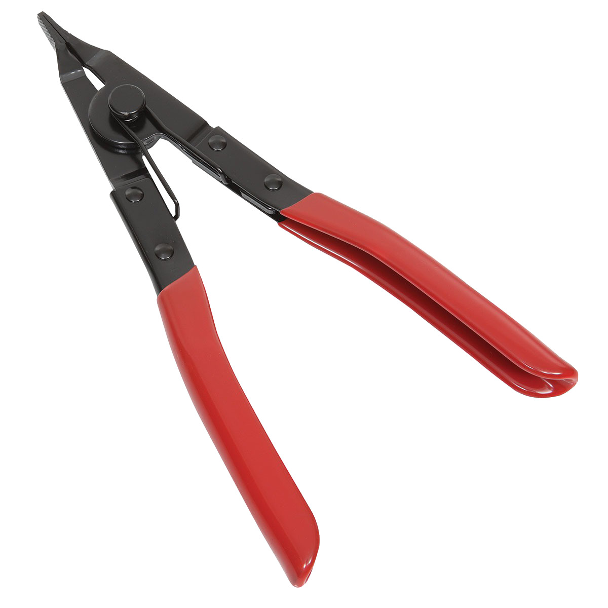 jimy Straight Tip Lock Ring Plier 41.3151.15 Double Dipped Handles 215mm Black
