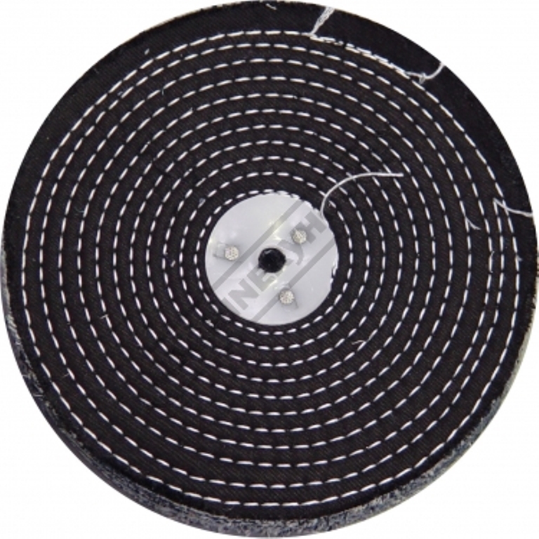 FNi Buffing Mop 200mm 2 Section Stitched Black 71.100.08-BM Other