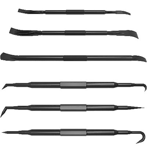 Jimy Tools Composite Non Marring Hook Pick Pry Bar Set 6 pcs WT.AT-504FG Other