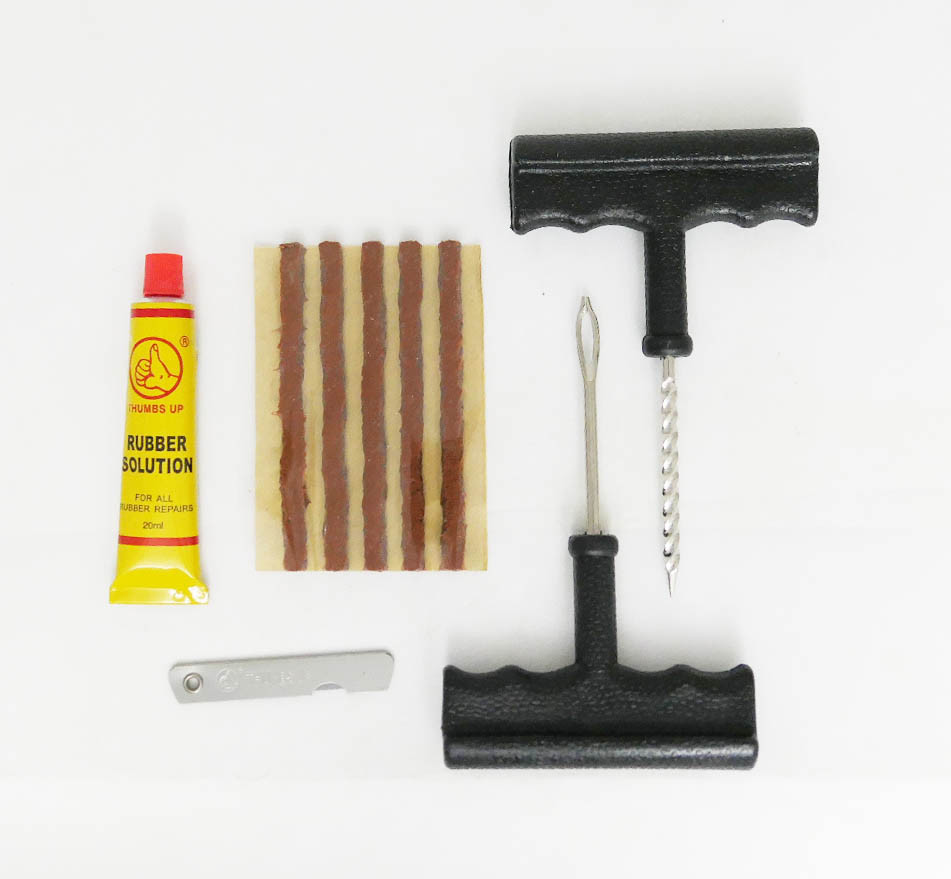 jimy Tyre Repair Kit Tire Puncture Emergency Tools Set Motorcycle Bike Car Front