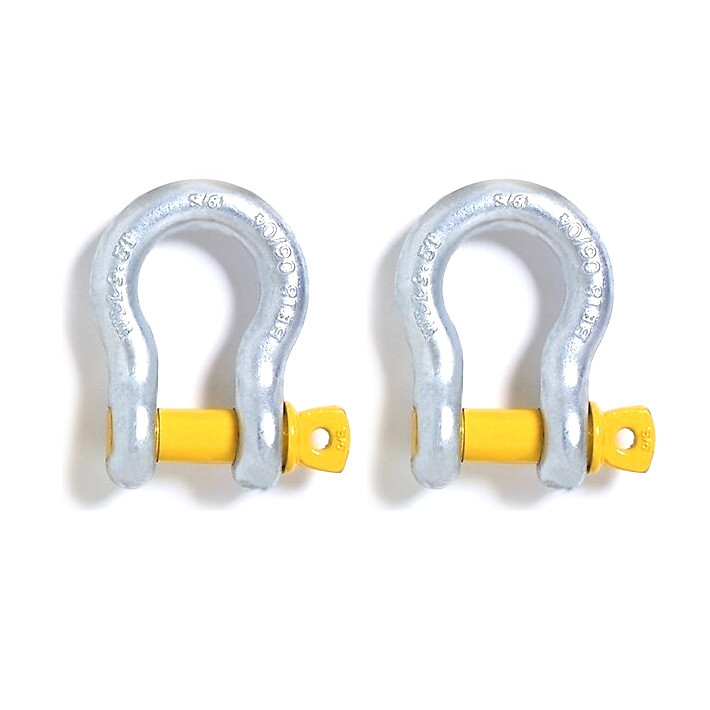 jimy Bow Shackle Grade 16mm Rated at 3.25T 2 Pcs 91.904.16 Other Car Truck Parts