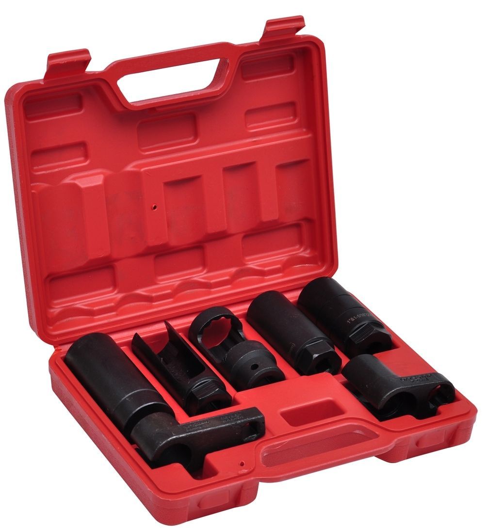 jimy Oxygen Sensor Socket Set 7 Pieces 3/8 1/2 Drive 51.342.35 Other Auto Tools