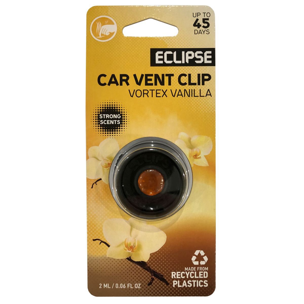 Eclipse Car Air Freshener: Membrane Vent Clip - Vortex Vanilla - RD2403026 Auto