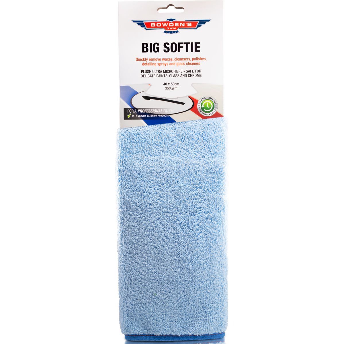 Bowden's Own Big Softie Blue Microfibre Cloth - BOBCP 4WD Brake Parts