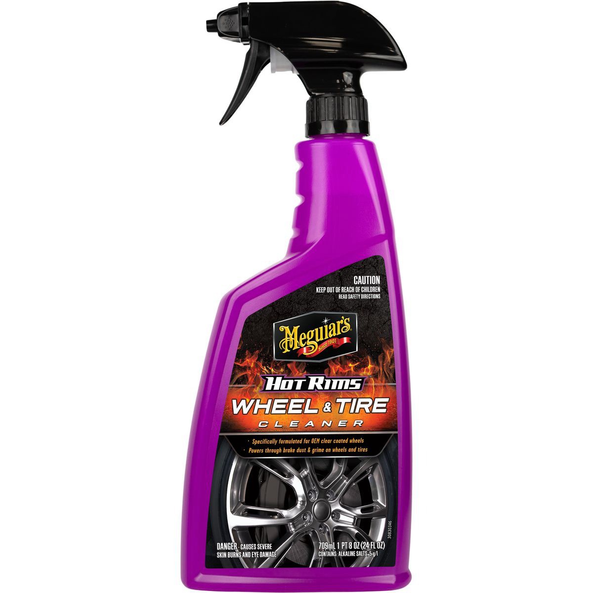 Meguiar's Hot Rims Wheel & Tyre Cleaner 710ml - G9524 Workshop Tool