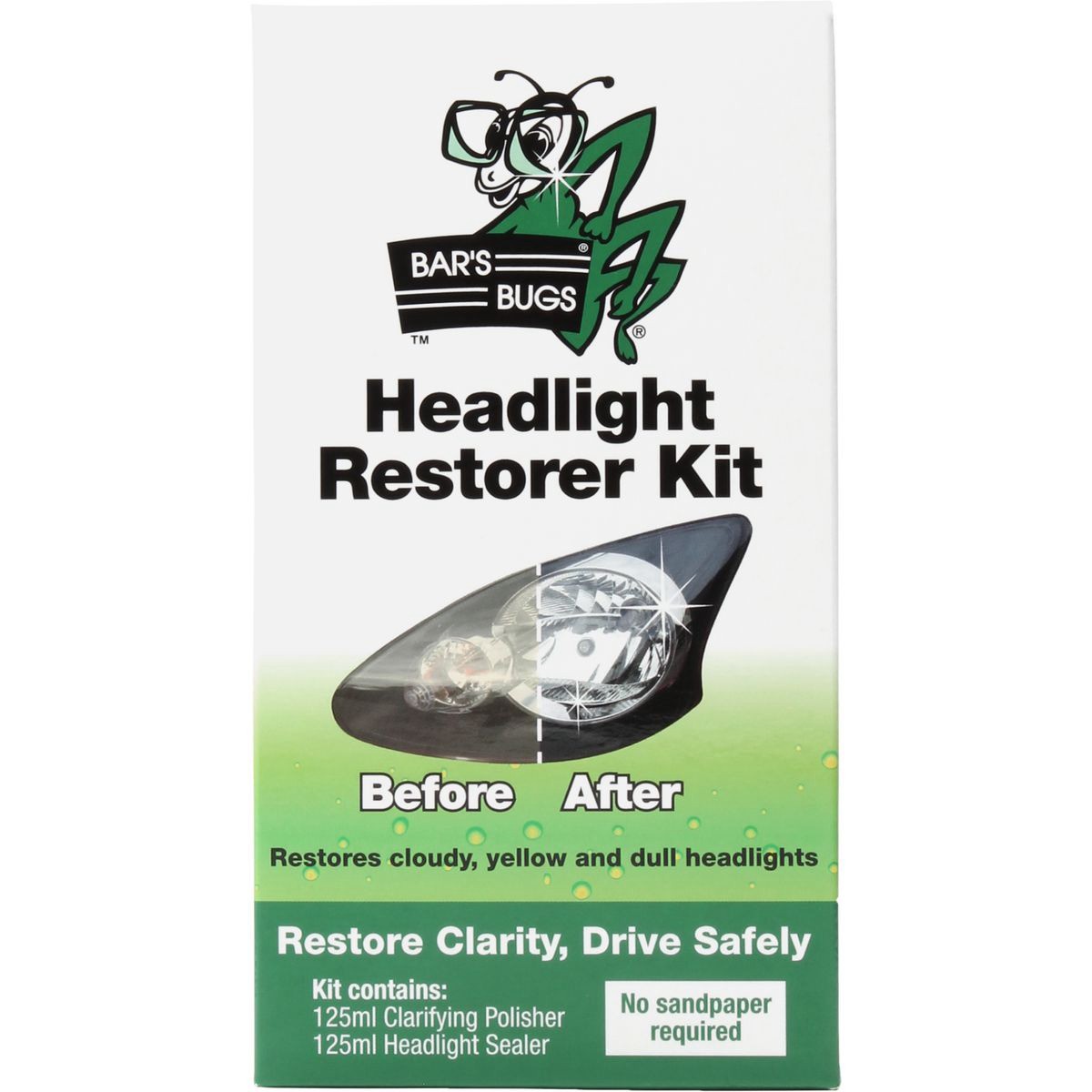 Bar's Bugs Headlight Restorer Kit - BBHLRKIT Car Lighting