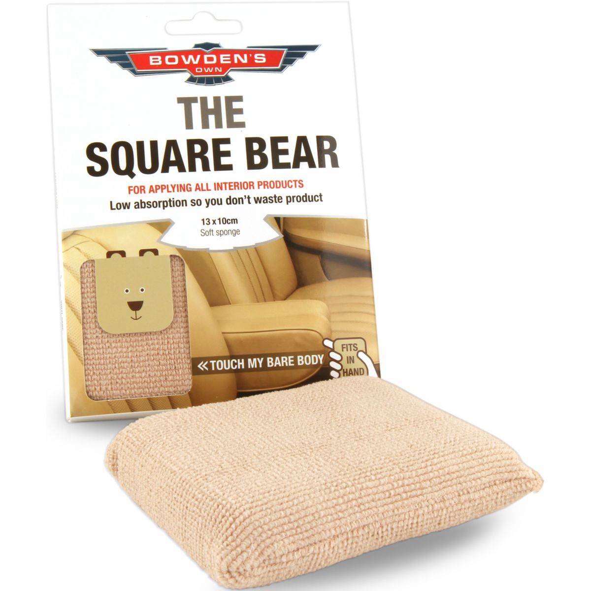 Bowden's Own The Square Bear Interior Applicator - BOSBEAR Car Interior