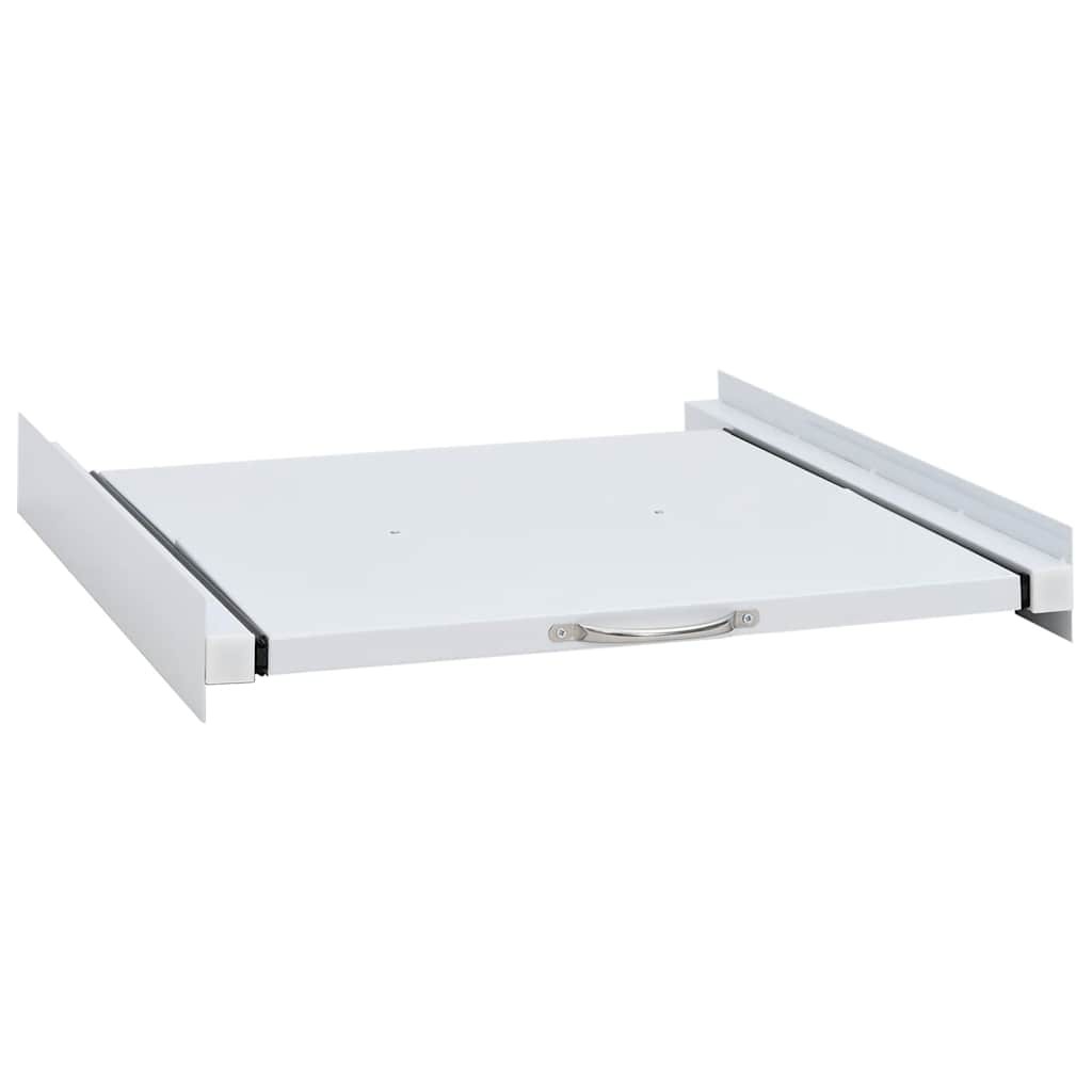 vidaXL Universal Washing Machine Stacking Pull-Out Shelf White 60x60x8cm 50450