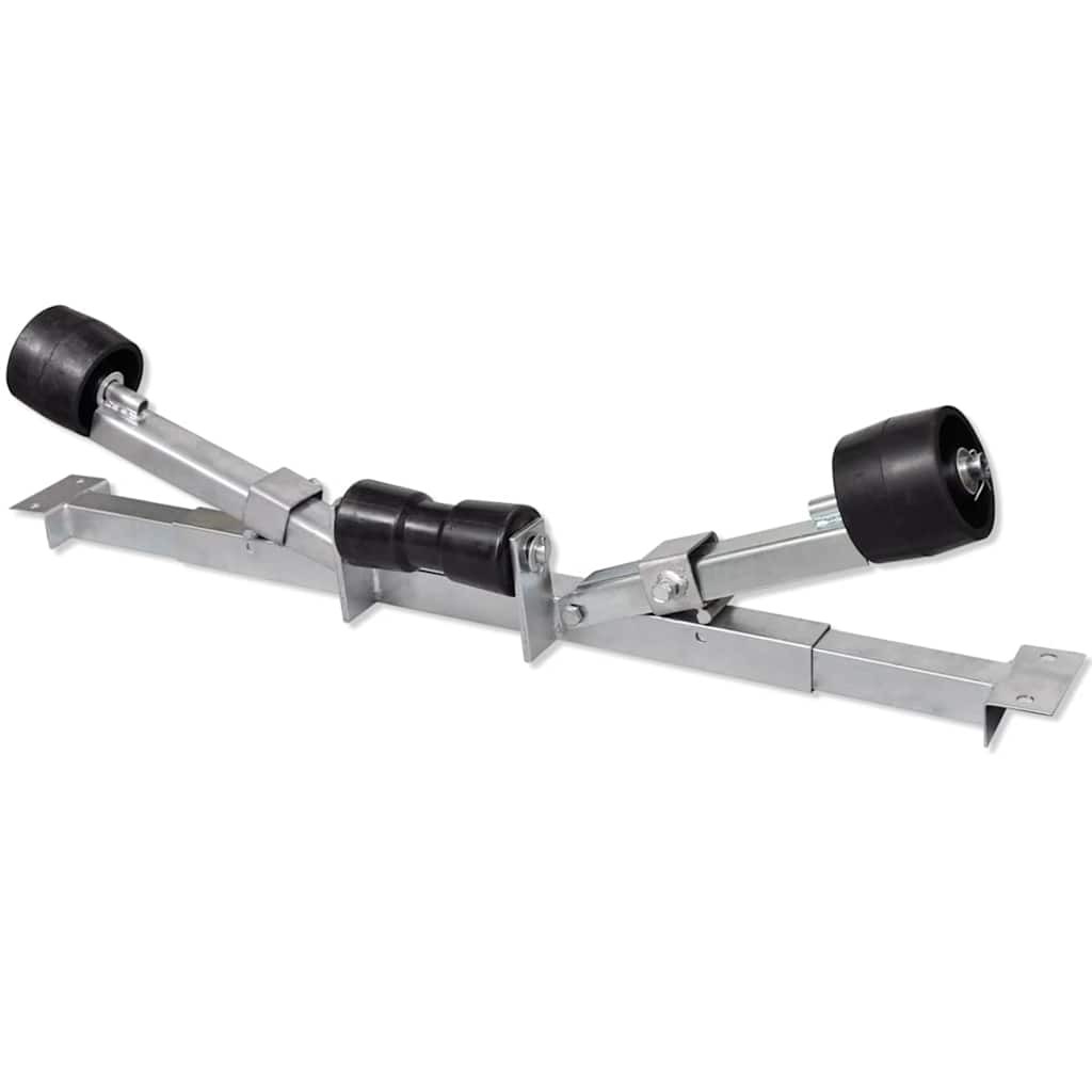 vidaXL Boat Trailer Bottom Support Adjustable Galvanised Steel 80-124 cm 90635