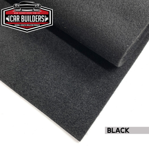 Car Builders 4-Way Stretch Carpet Black 1000mm x 2000mm CRPBLACK1M