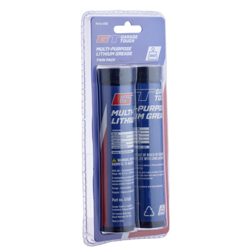 GT Garage Tough Multipurpose Grease Cartridge Twin Pack 85g-GTG85 & Lube
