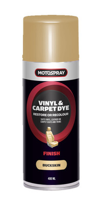Motospray Vinyl Dye Buckskin 400ml MSVDTB400 Automotive Paint Supplies