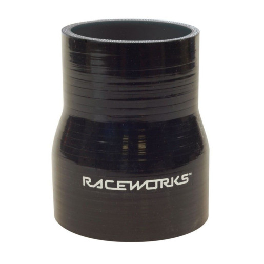 RaceWorks Silicone Hose Straight Reducer 2.75-3.00 Black 70-76mm-SHR-275300BK