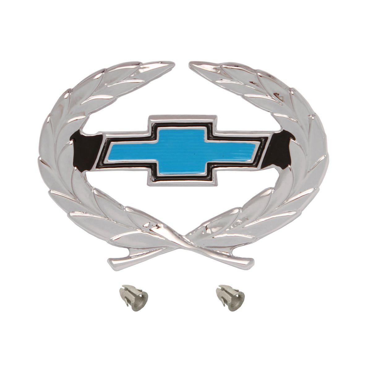 RSP 'Wreath Blue Bowtie' Badge Holden HQ Export Chevrolet - B1071 Auto