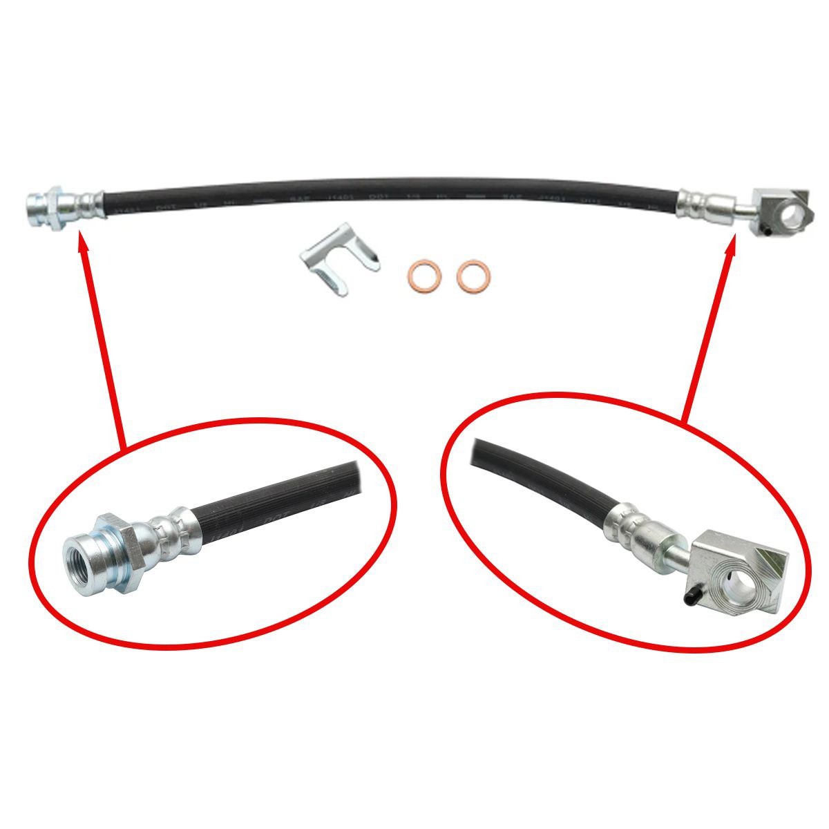 RSP Brake Hose Front All Holden WB Models - BH1027 Replacement Hose Brake Parts