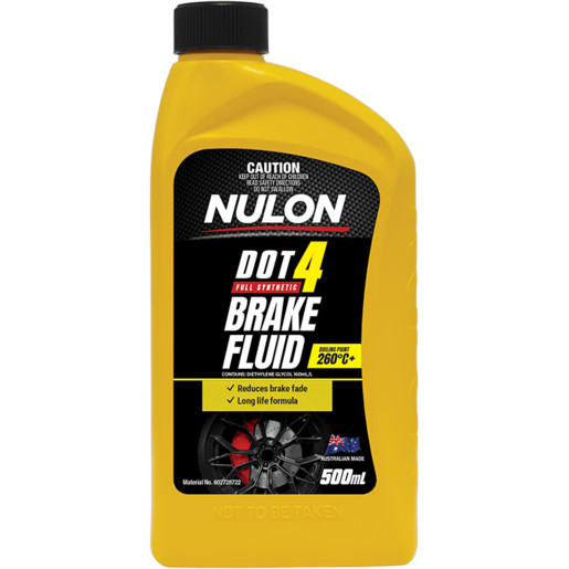 Nulon Full Synthetic Brake Fluid 500ml 602728722 Automotive Fluids