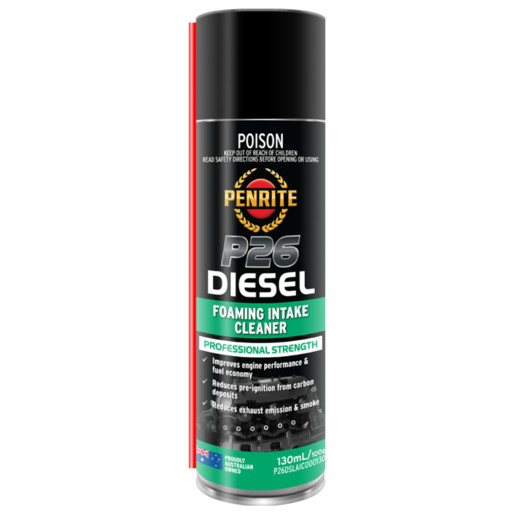 Penrite P26 Diesel Foaming Intake Cleaner 130ml P26DSLAIC000130