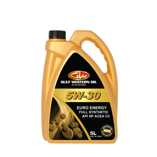 Gulf Western Euro Energy 5W-30 Full Synthetic Engine Motor Oil 5L 60502
